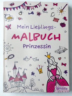 Malbuch / libro para pintar Princesa